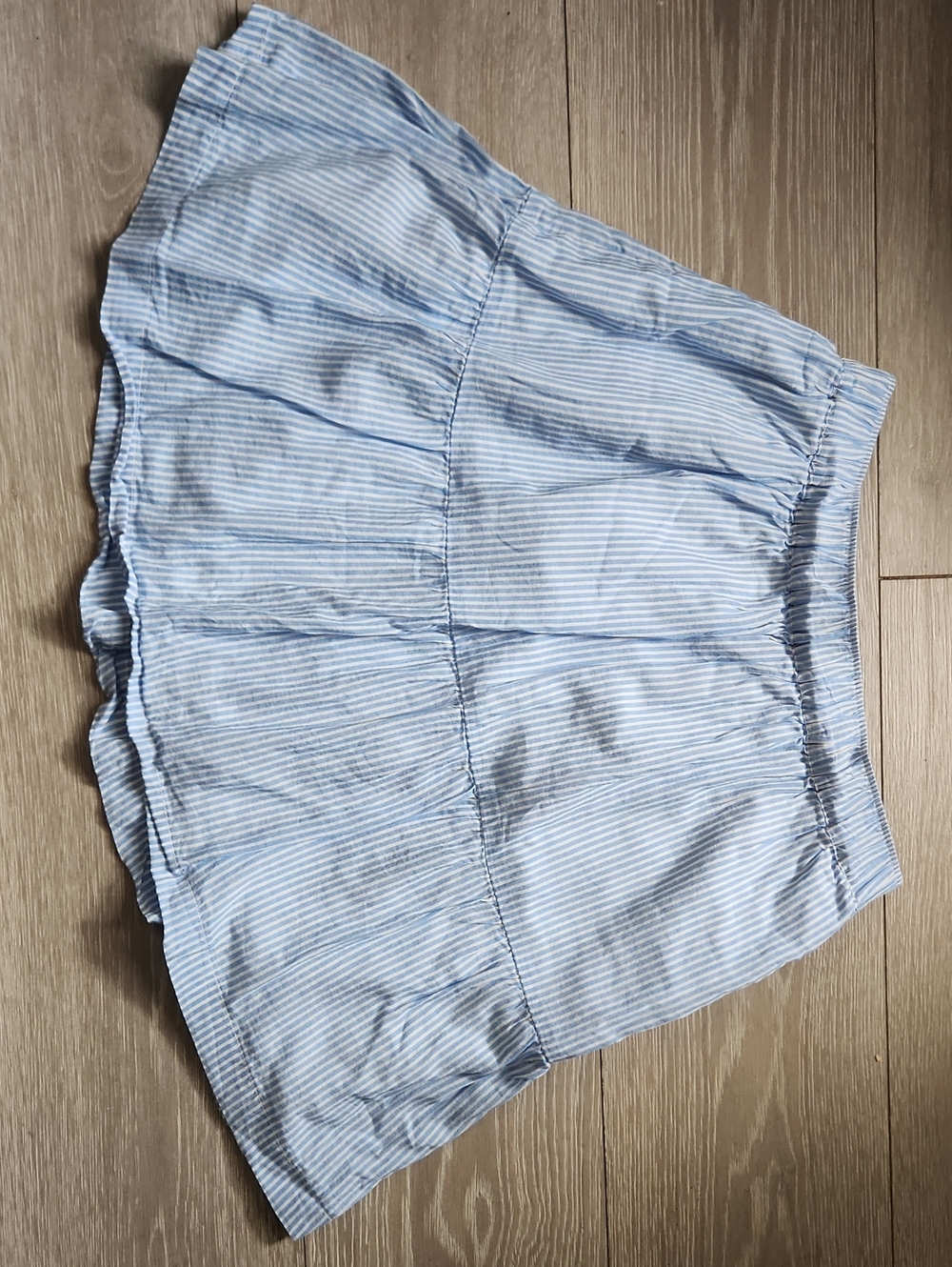 GAP Coastal Blue & White Stripe Pull-On Mini Skirt – Size S